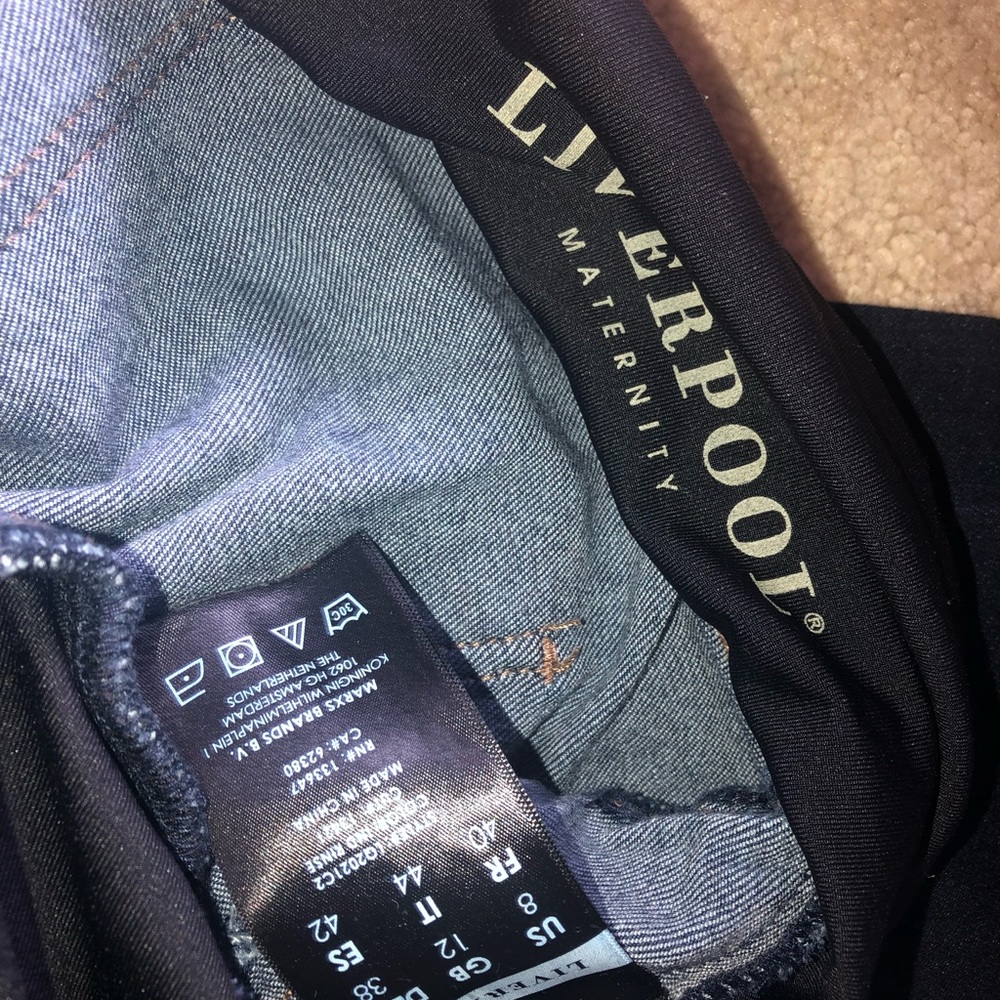 Liverpool maternity jeans. Size 8